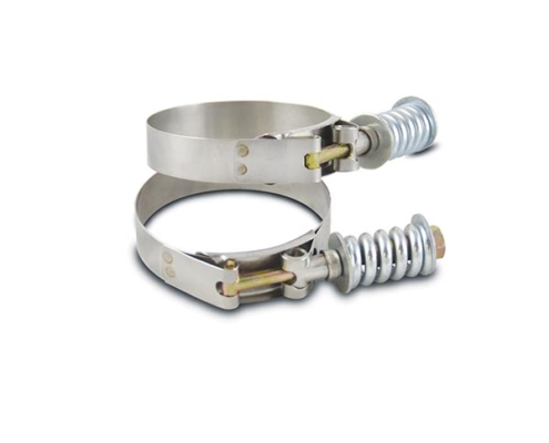 Clamps and Fittings - Stainless-steel Spring-loaded T-bolt Clamps