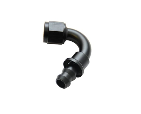 Clamps and Fittings - Push-on Style Hose End Fittings - Female AN 120-degrees
