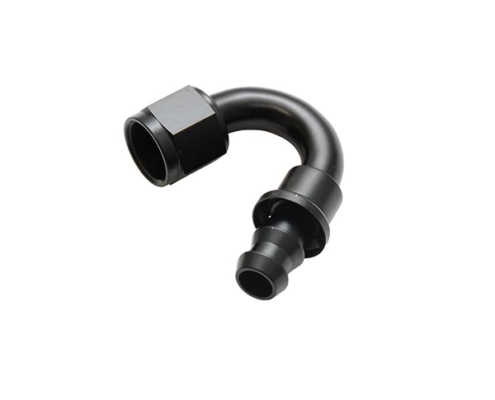 Clamps and Fittings - Push-on Style Hose End Fittings - Female AN 150-degrees