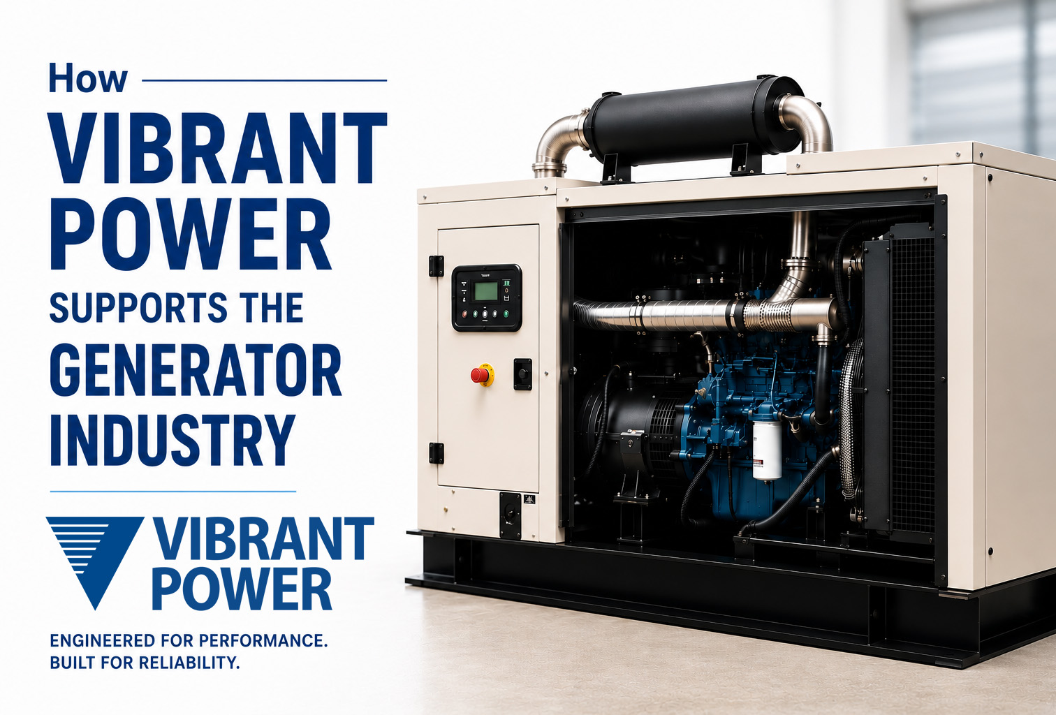Genset Intake and Exhaust Components and Cooling Packages